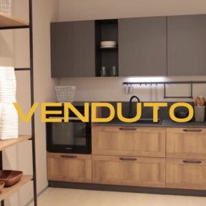 Cucina lineare Scavolini Sax telaio decorativo