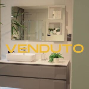 Mobile bagno Scavolini Rivo Laccato Lucido Grigio Titanio